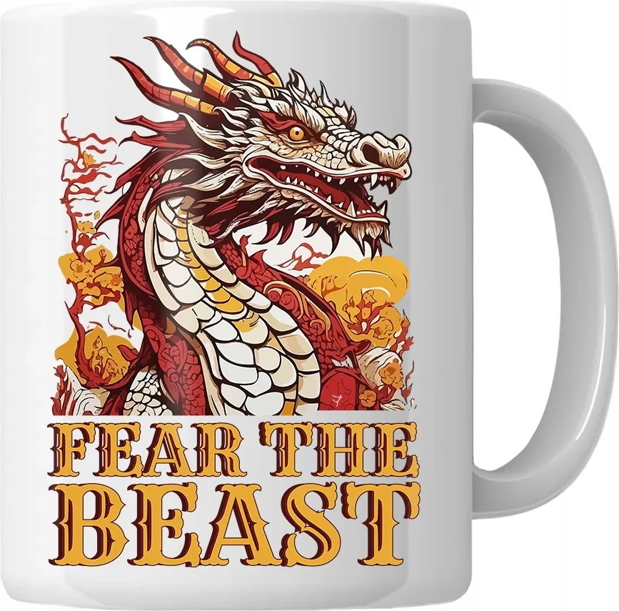 Bögre Fear The Beast Ajándék Sárkány Rajongóknak Sárkány Ajándék