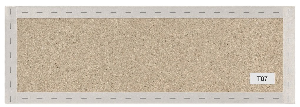 Kárpitozott panel - Téglalap - 60x30cm Szín: Barna