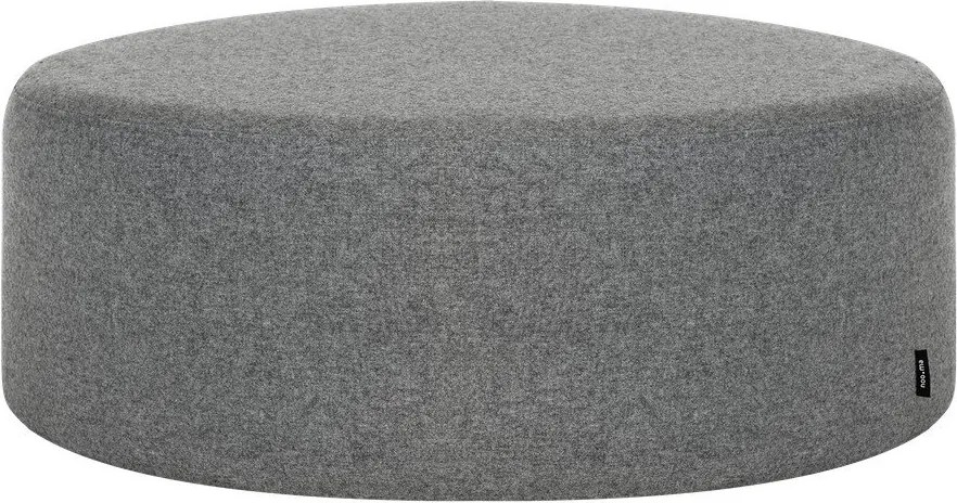 Szürke gyapjú puff Folk – noo.ma