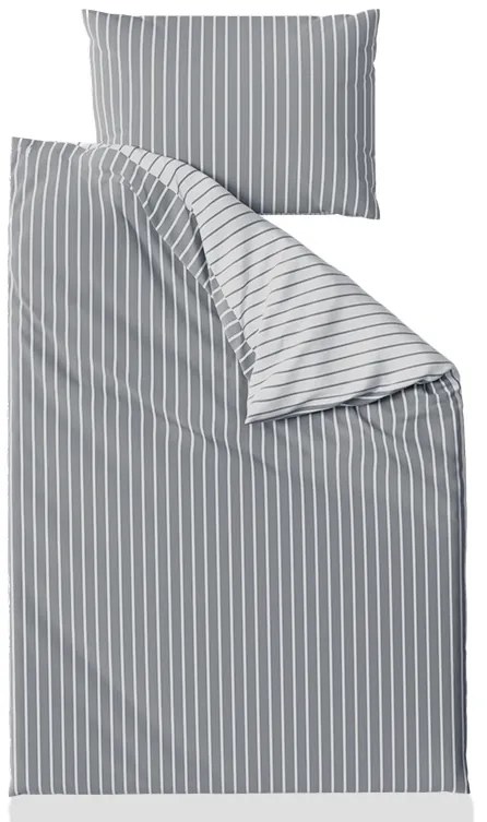 Renforcé pamut ágyneműhuzat CAPRIVI szürke hotel borítékkal Ágyneműhuzat mérete: 70x90 cm, 140x200 cm
