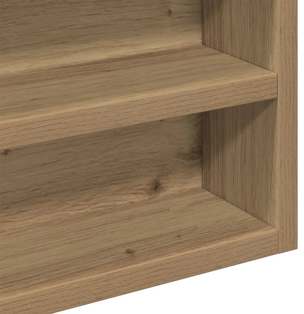 Vitrine Cabinet Artisan Oak 60x8,5x58 cm Mérnöki Fa