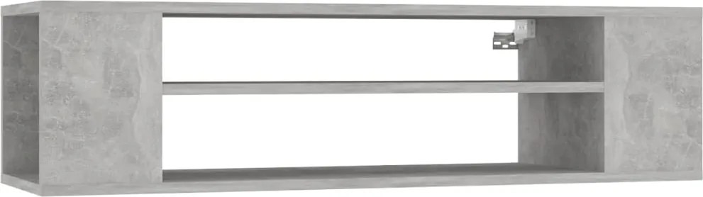 vidaXL betonszürke szerelt fa függő TV-szekrény 100 x 30 x 26,5 cm