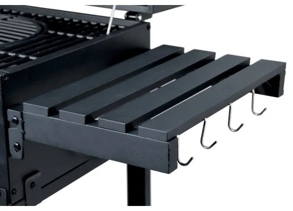 Faszenes grillsütő fekete