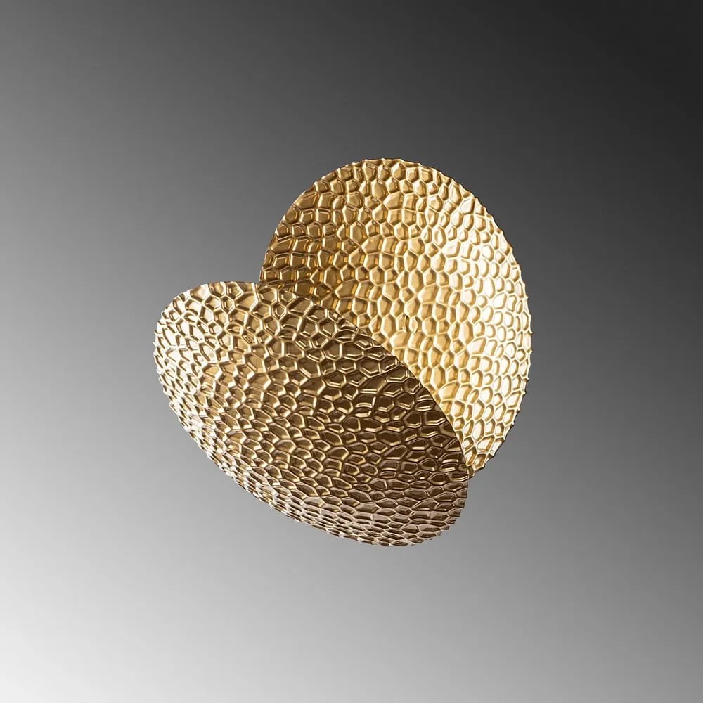 Aranyszínű LED fali lámpa ø 21 cm Yosma – Opviq lights