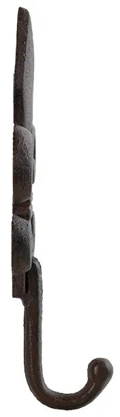 Öntöttvas akasztó, 20 cm, B