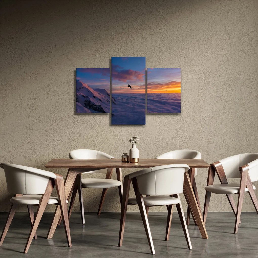 Kép naplementekor, Mt. blanc (90x60 cm)