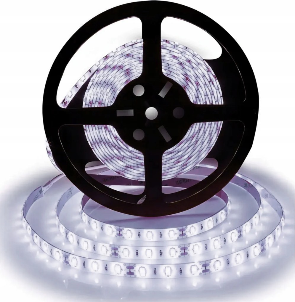 Led szalag 5050, 3000 Led, 720W 14,4W/1m, 12V, IP20, 6500K, 800lm/1m, 50 méteres tekercs