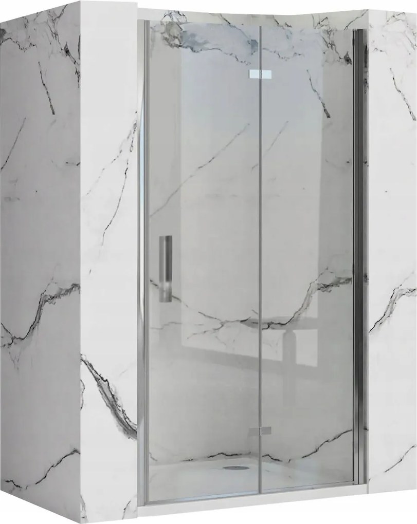 Összecsukható Zuhanyajtó Molier Króm 80cm Rea