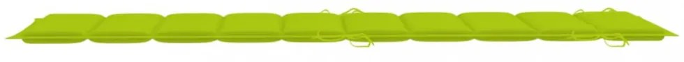 élénkzöld oxford szövet napozóágy párna 186x58x4 cm
