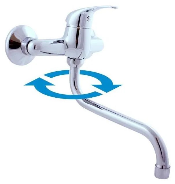 RAV Slezák SA001.5/22 - Mosogató/mosdó csaptelep SAZAVA fényes króm