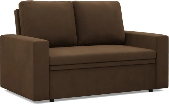 Zeus kanapé, szövet anyag, hab töltet, egyenes kartámasz, barna