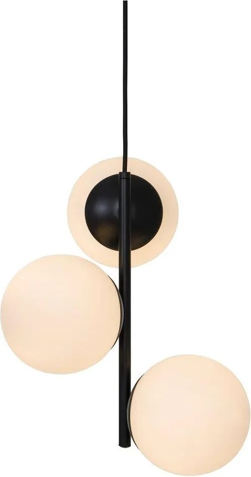 Nordlux modern függeszték lilly fehér fekete nor48603003