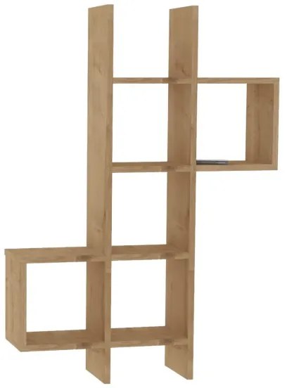 Fali polc KENO 125x79 cm barna