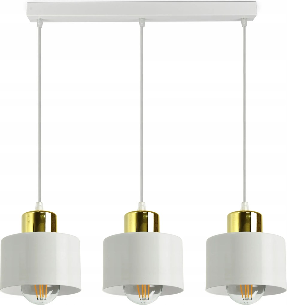 Mennyezeti lámpa Csillár Fehér Arany Roller BZ3 Led