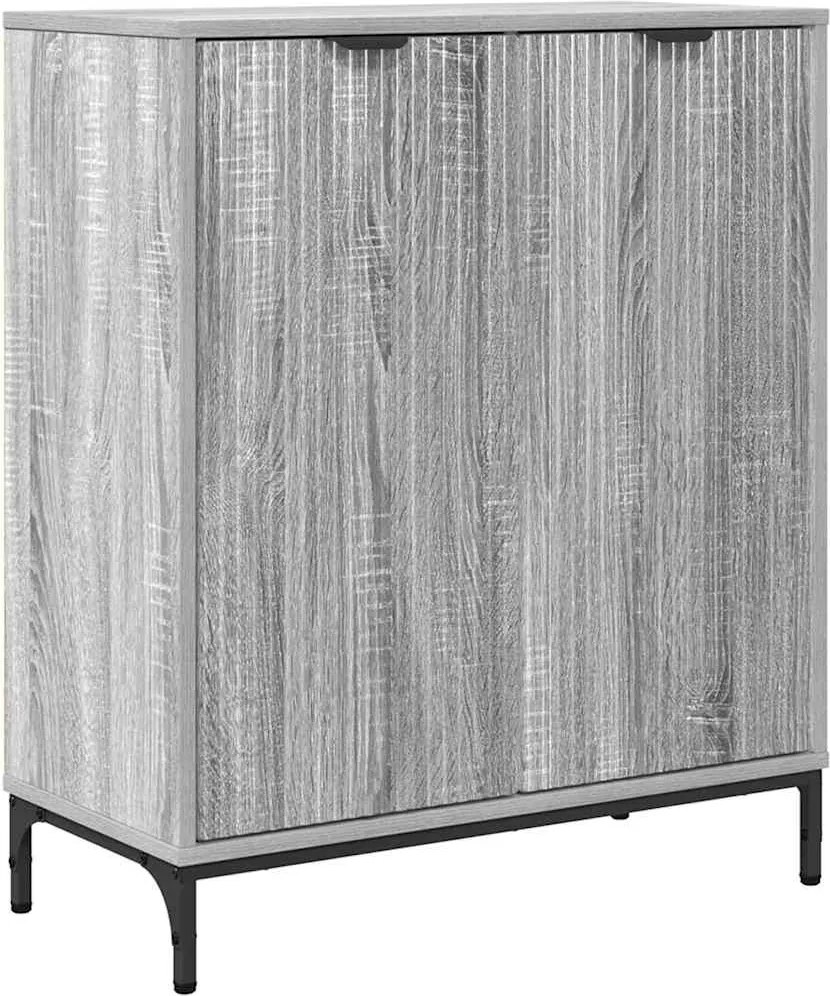 vidaXL Széf Szürke Sonoma 69,5 x 33 x 82 cm Faanyag