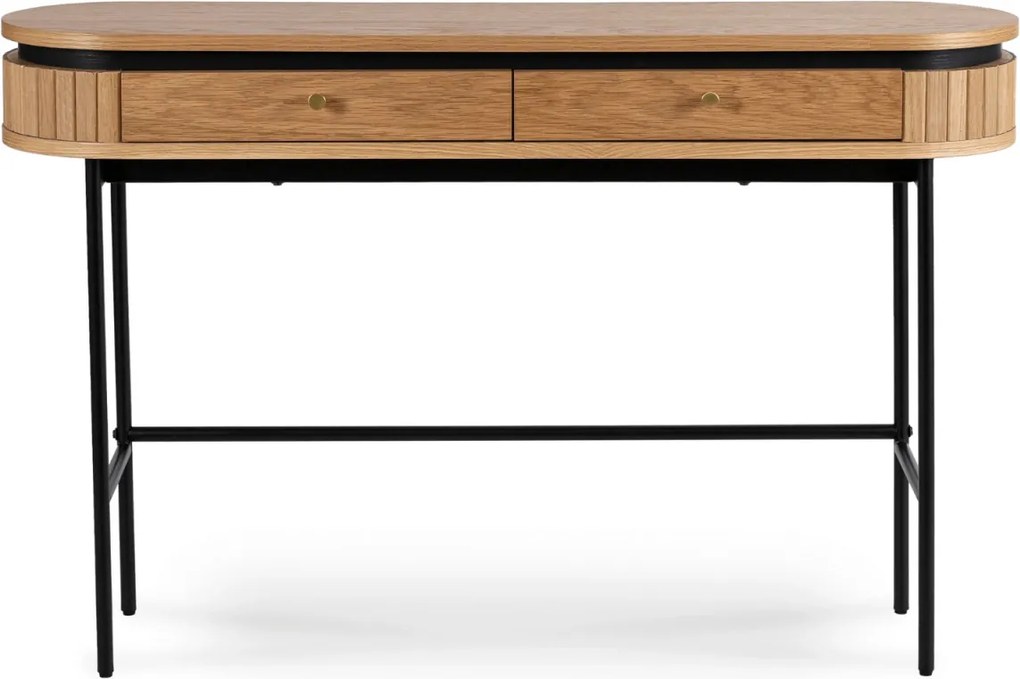 Toalettasztal bordázott kivitelben, tölgy színben BECK