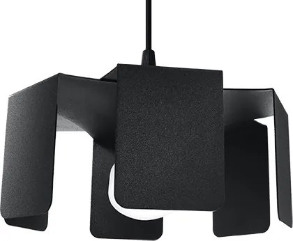 SOLLUX SL-0667 TULIP Modern Led Függesztett Lámpa Fekete E27 IP20