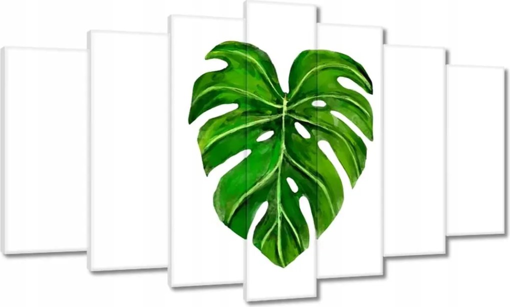 Vászonkép 140x80 Lyukas monsera levél