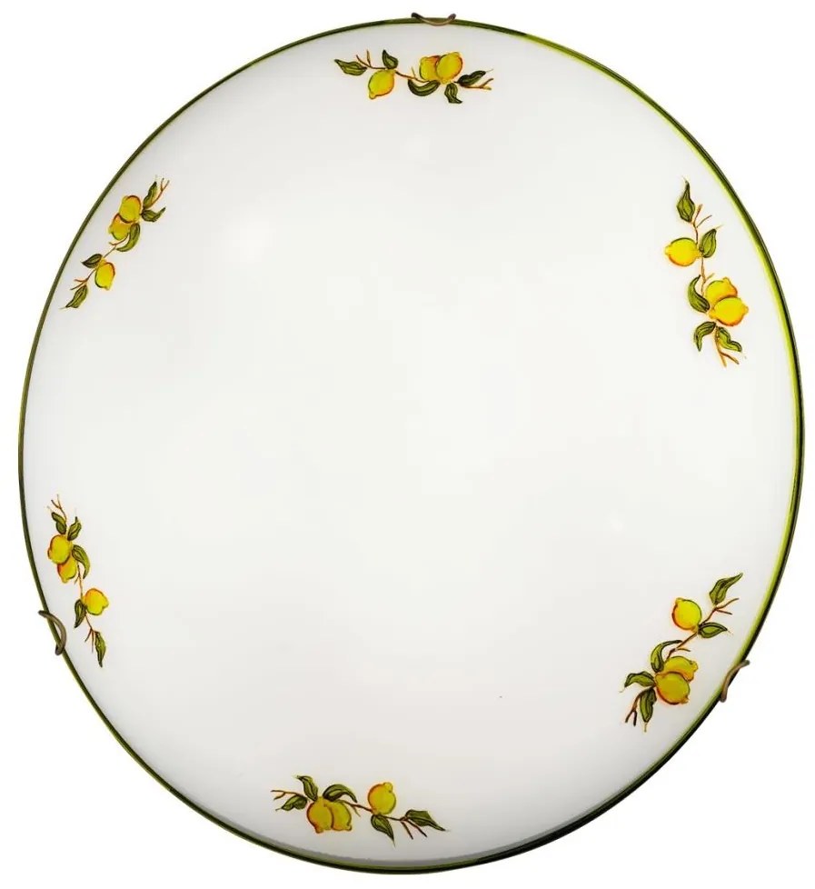 Kolarz 731.13.4.116 - Mennyezeti lámpa NONNA 3xE27/60W/230V átm. 50 cm citromok