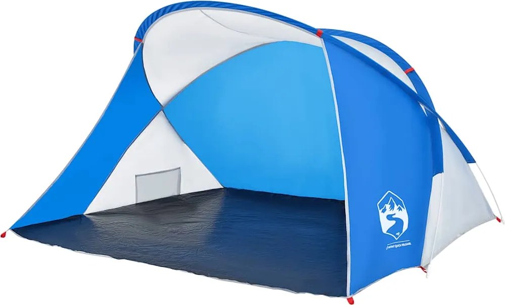 vidaXL 2 személyes azúrkék vízálló felugró strandsátor