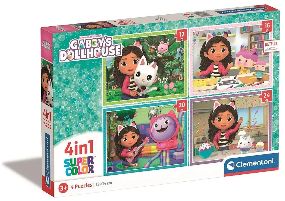 Gabi babaháza Activities 4 az 1-ben puzzle Clementoni