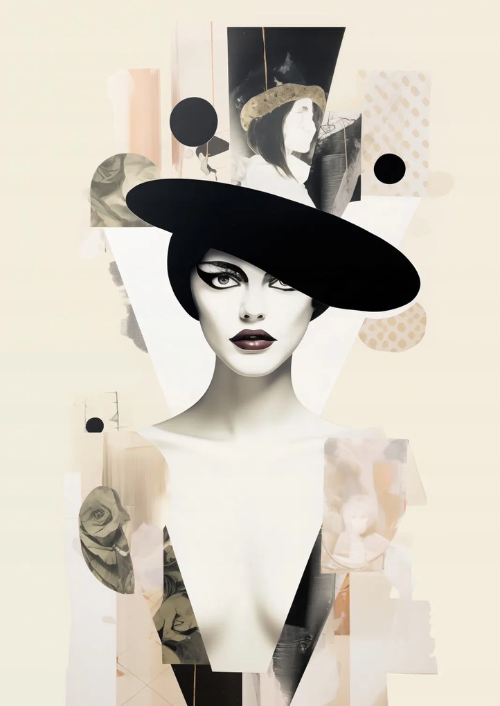 Poszter 42x59,4 cm Portré en décalage