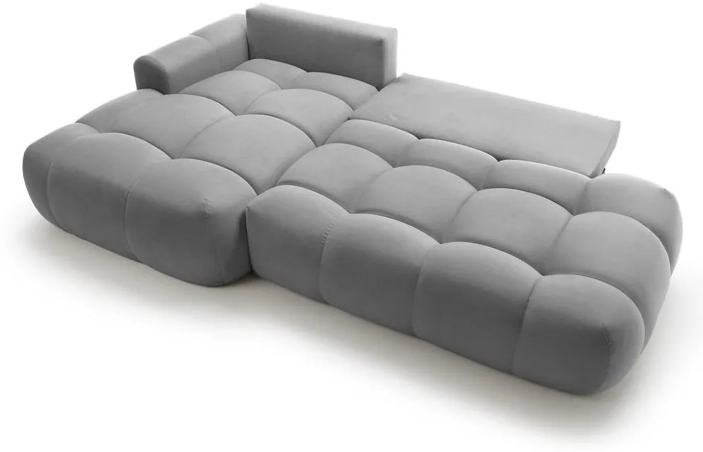 Sarokkanapé Ombre (B) (szürke + fekete) . 1100451