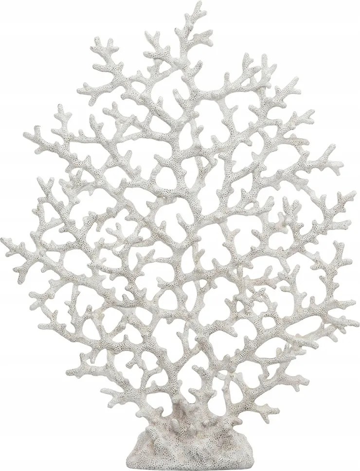 Korallzátony Figura korall fehér 46cm magas