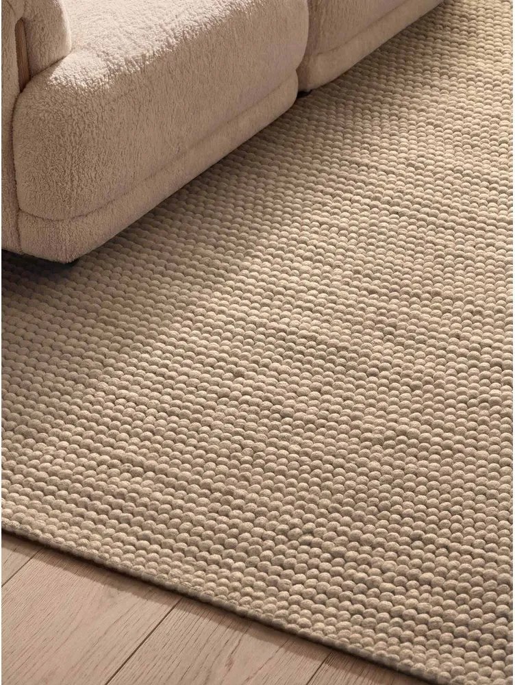 Bézs kézi szövésű gyapjú szőnyeg 200x300 cm Richmond Diana – Ted Baker