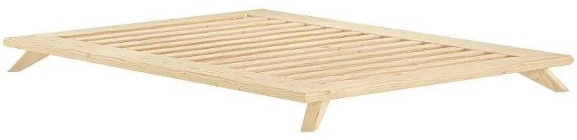 Senza Bed Natural kétszemélyes ágy, 160 x 200 cm - Karup Design