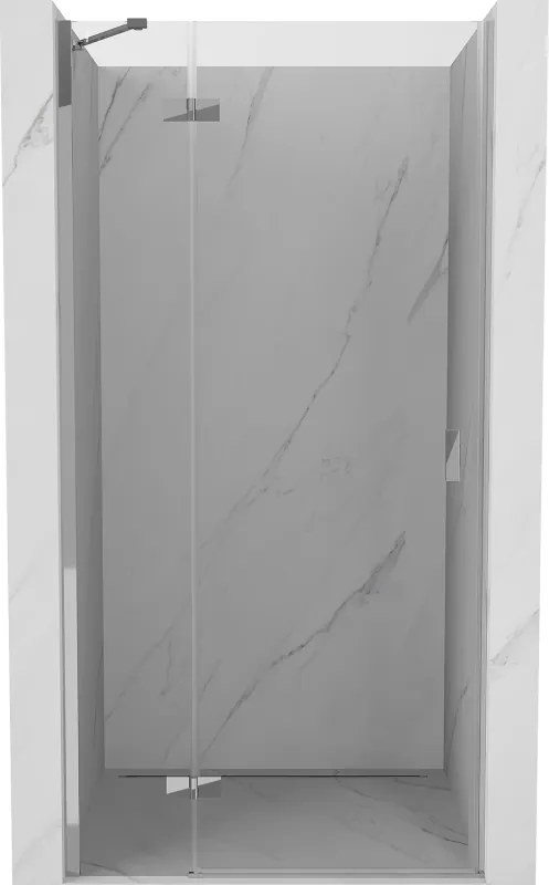 Mexen Mist-H balos nyíló zuhanyajtó 75 cm, átlátszó, króm - 8A5-075-000-01-00-L