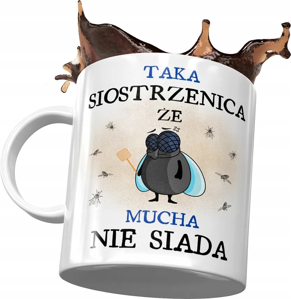 Bögre Unokahúgnak Tökéletes Születésnapi Ajándék Nyomtatott Fotóval