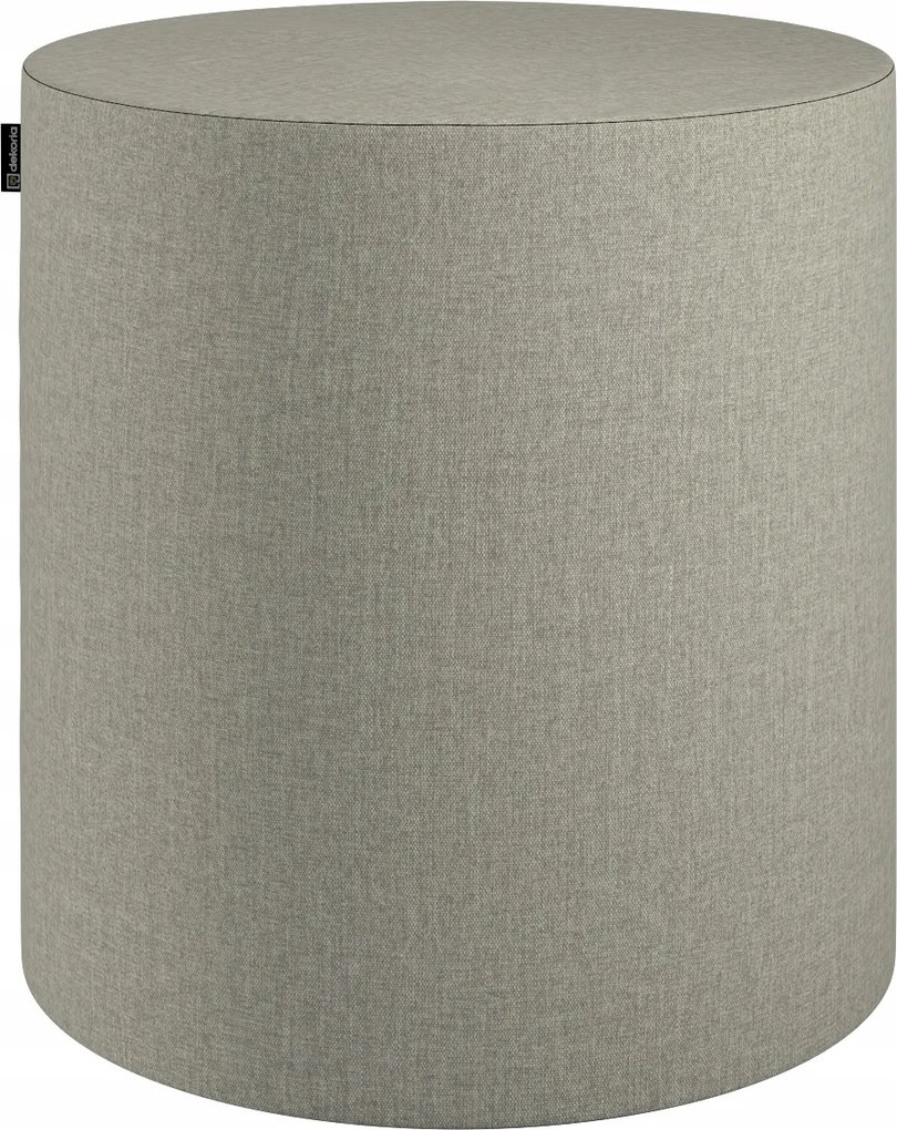 Dekoria Barrel puff szürke-bézs zsenília