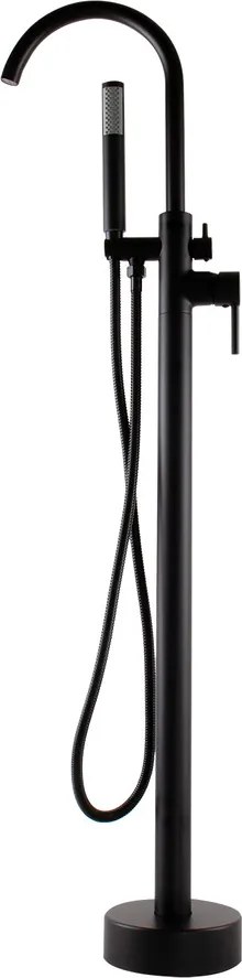 Korfu || Black szabadon álló kádtöltő csaptelep