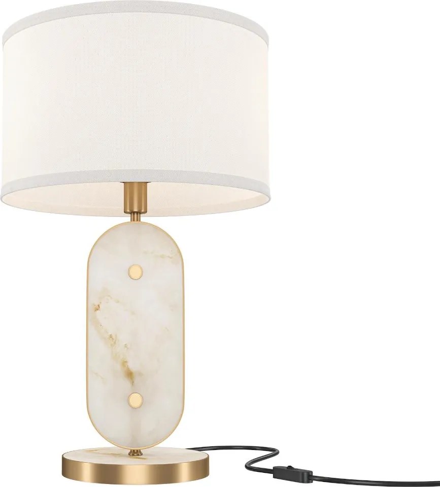 Maytoni modern asztali lámpa marmo fehér arany mymod099tl-01g