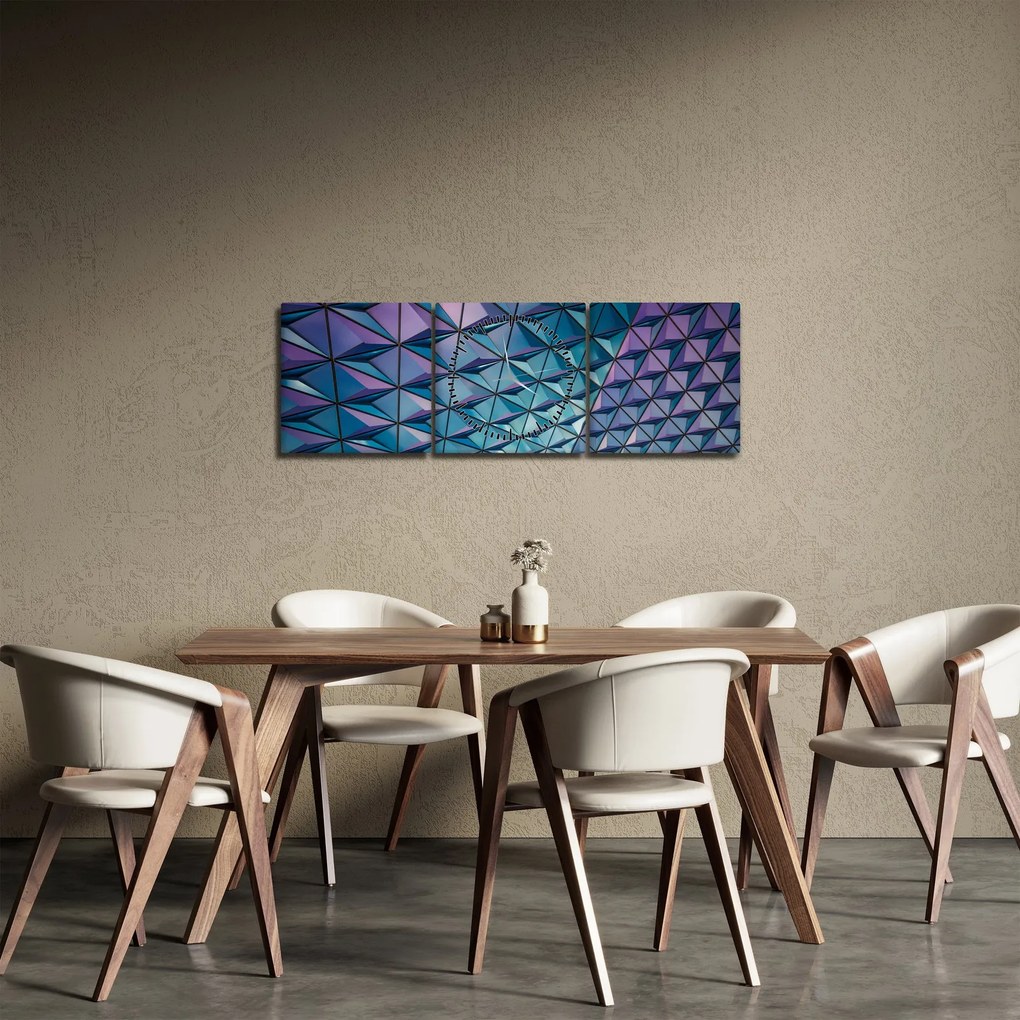 Kép-szín struktúra (órával) (90x30 cm)