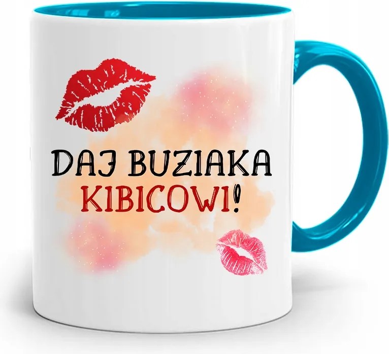 Szurkolóknak Szurkolói Bögre Kék Ajándék fényképes nyomattal