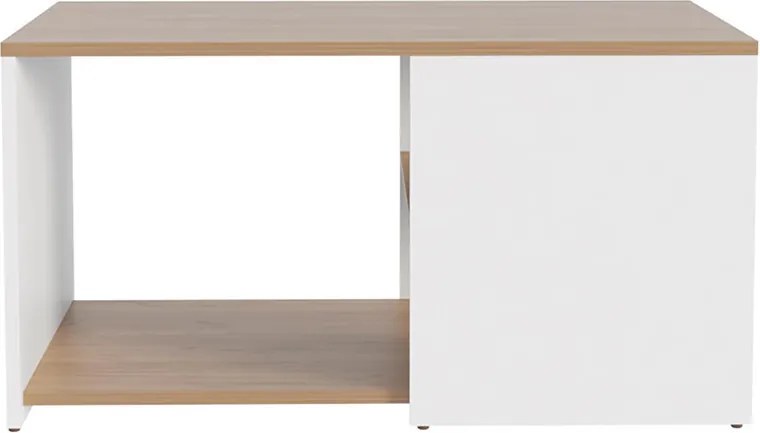 Dohányzóasztal 75x42x40 cm fehér GM-02