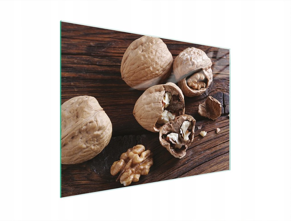 Üveg Vágódeszka 30x22 Dió Edzett Üveg