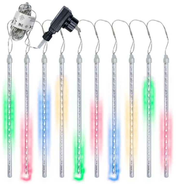 NEXOS Karácsonyi LED világítás hulló hó 180 LED színes