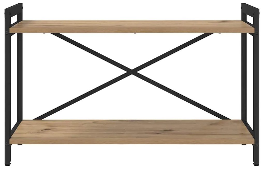Könyvszekrény kézműves tölgy 80 x 30 x 48.5 cm Faanyag