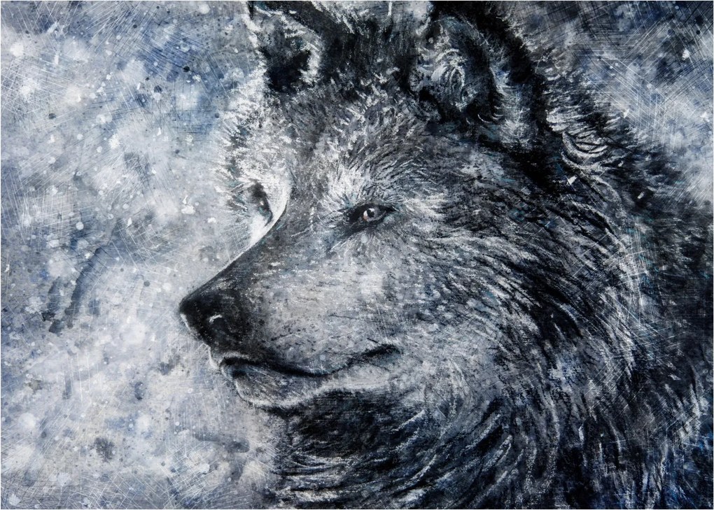 Kép - Farkas rajzfilm (70x50 cm)