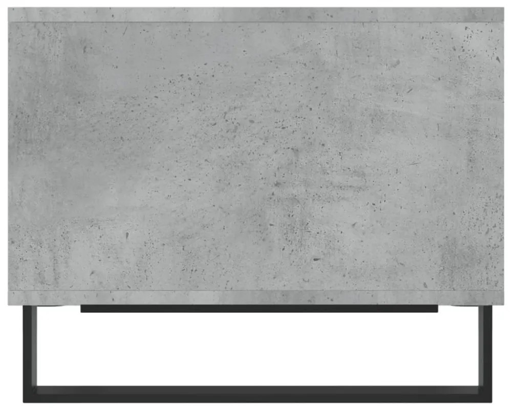 betonszürke szerelt fa dohányzóasztal 60 x 50 x 40 cm