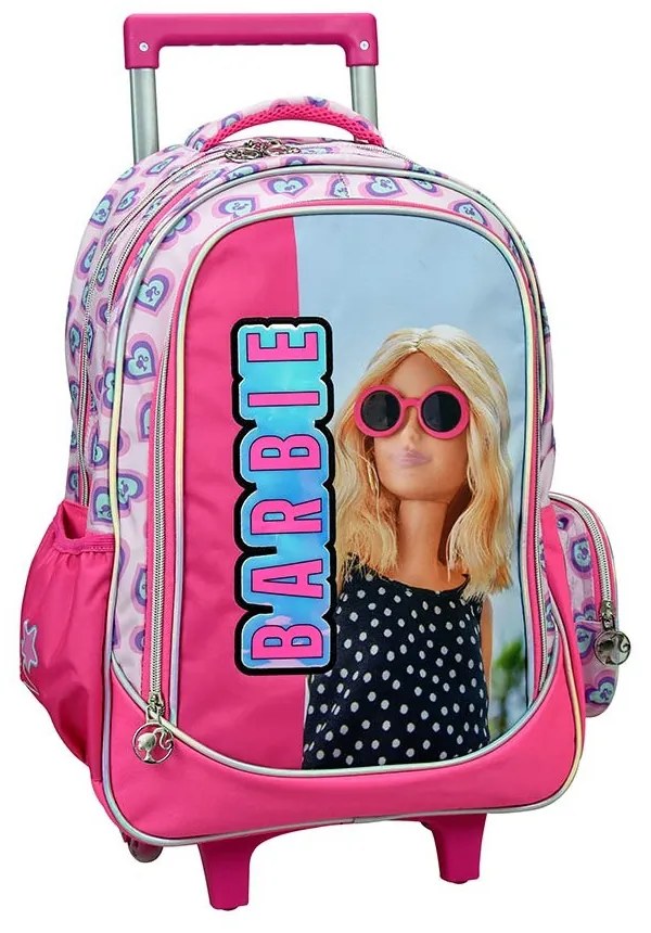 Barbie Summer gurulós iskolatáska, táska 46 cm