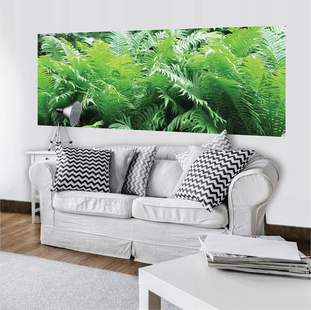 Fotótapéta Páfrányok az erdőben Zöld Természet Nyugalom otthon 250x104 +ragasztó