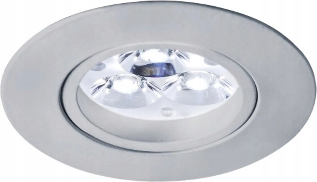 Bpm Süllyesztett lámpatest Aluminio Plata szatén nikkel 1x50W, 12V 4883 5004.19