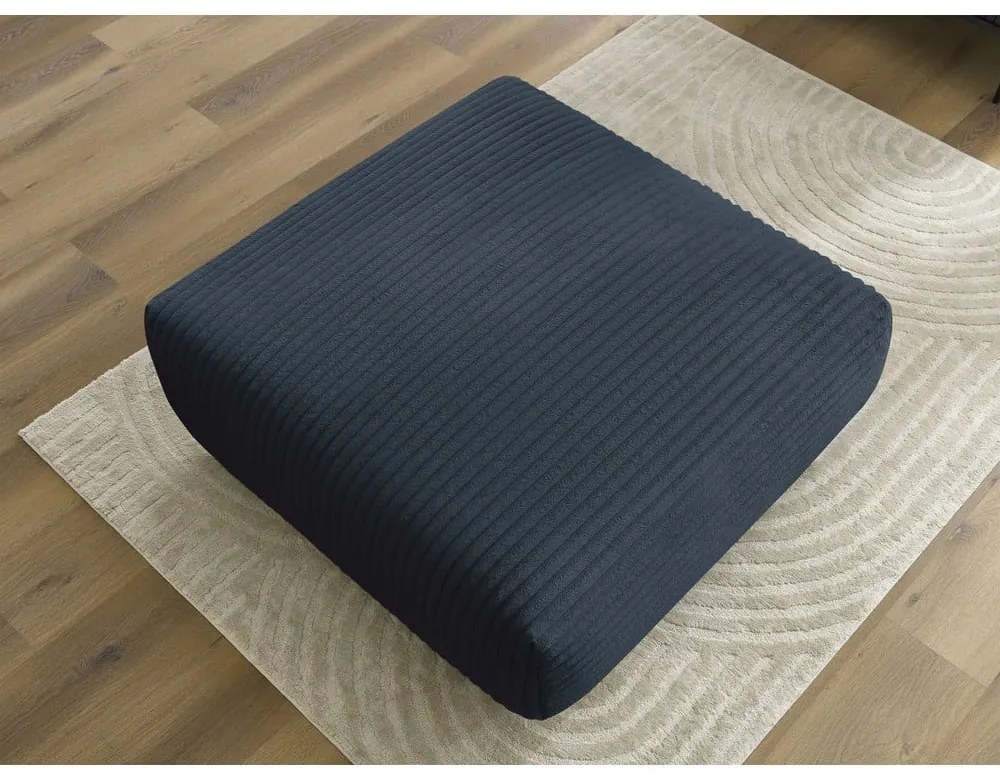 Sötétkék kordbársony lábtartó Lucien – Bobochic Paris