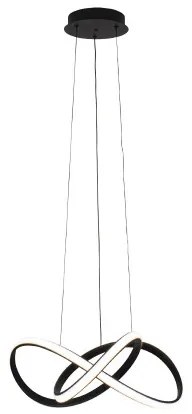 LED fényerőszabályozható, kábelen függesztett csillár LED/65W/230V 3000-6500K + távirányító