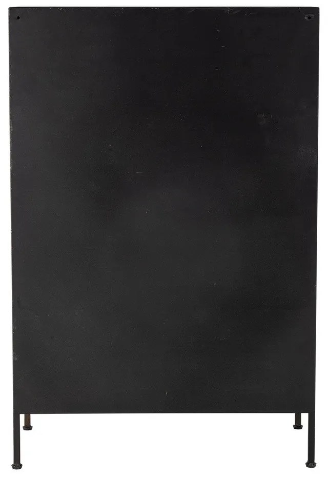 Fekete-barna fém komód 60,5x92x33,5 cm Matteo – Bloomingville