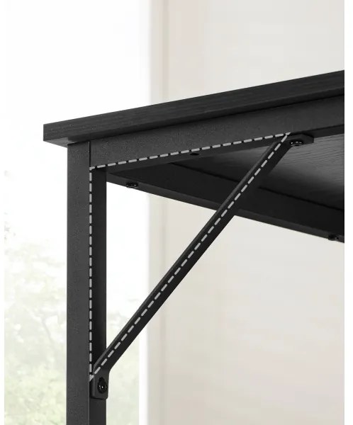 SOLEA fekete íróasztal